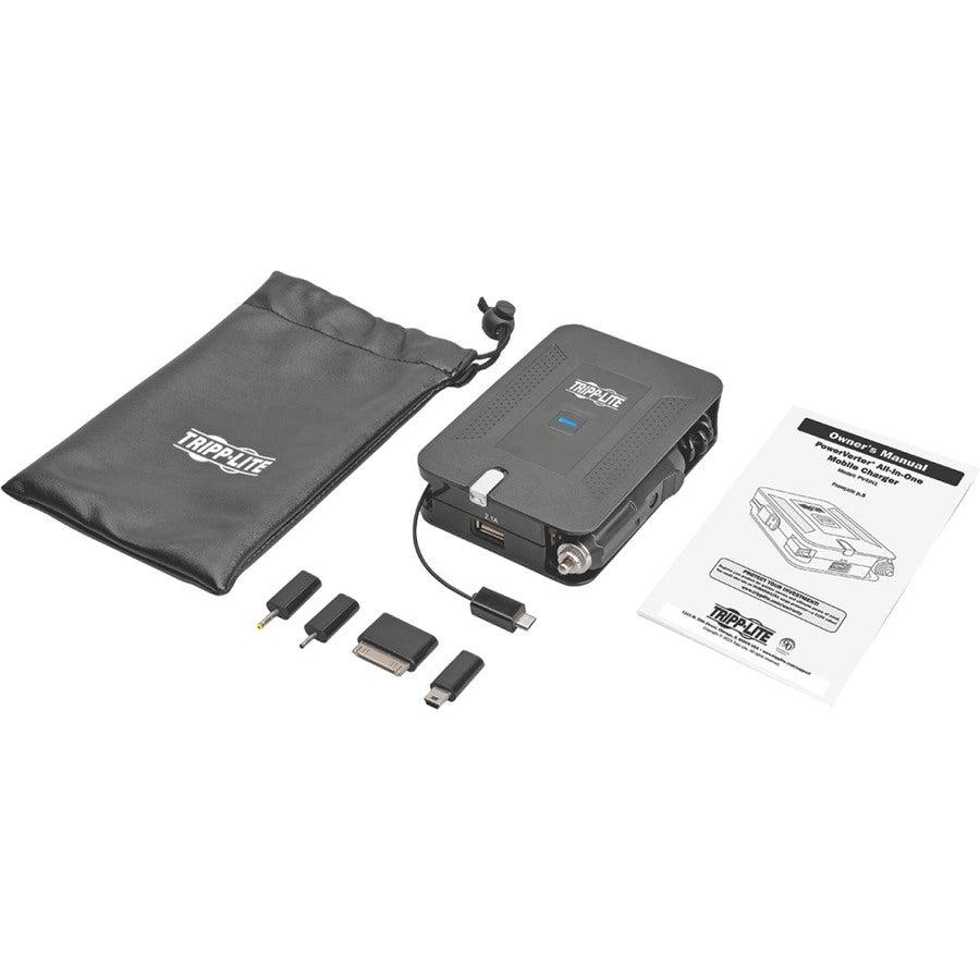 Tripp Lite Pv4In1 Mobile Device Charger Black Auto, Indoor, Outdoor