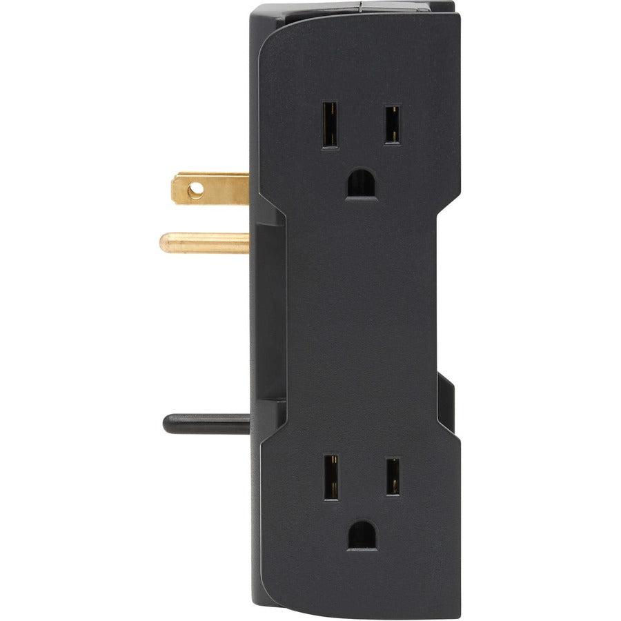 Tripp Lite Safe-It 5-Outlet Surge Protector - Usb-A/Usb-C Ports, 5-15P Direct Plug-In, 1050 Joules, Antimicrobial Protection, Black
