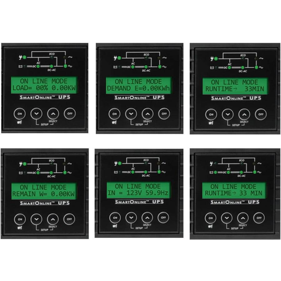 Tripp Lite SmartOnline SU1500RTXLCDN - 1.5kVA Double-Conversion UPS | Tecisoft