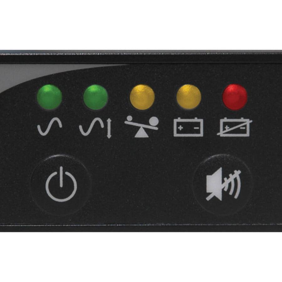 Tripp Lite SmartPro Line-Interactive UPS - 500VA 1U Rackmount Battery Backup SMART500RT1UN