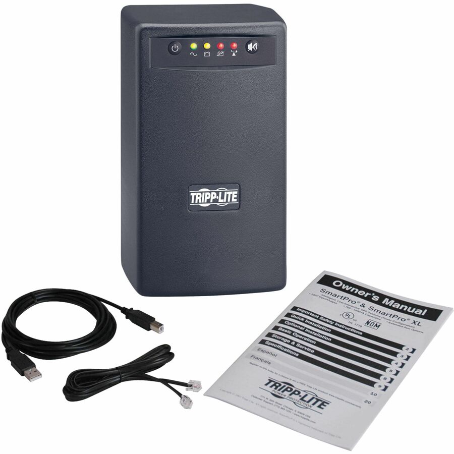 Tripp Lite Smartpro 120V 550Va 300W Line-Interactive Ups, Tower, Usb, Tel/Dsl Protection