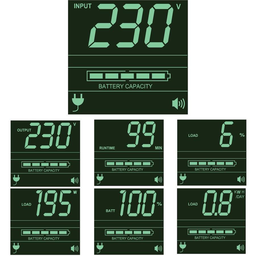Tripp Lite Smx2200Xlrt2U Smartpro 230V 2.2Kva 1.92Kw Line-Interactive Sine Wave Ups, 2U, Extended Run, Network Card Options, Lcd, Usb, Db9