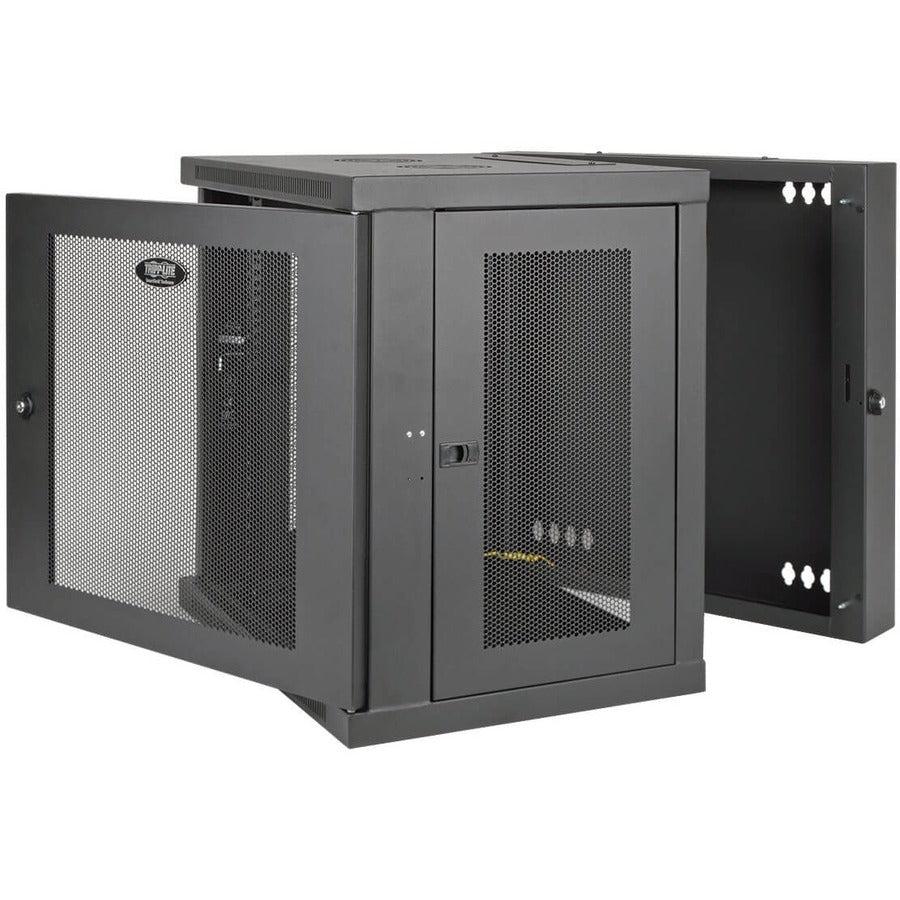 Tripp Lite Srw12Usdp Smartrack 12U Ups-Depth Wall-Mount Small Rack Enclosure, Hinged Back