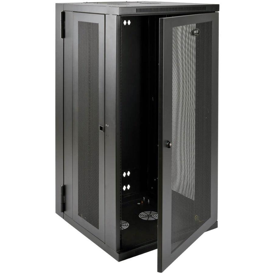 Tripp Lite Srw26Usdp Smartrack 26U Ups-Depth Wall-Mount Half-Height Rack Enclosure, Hinged Back