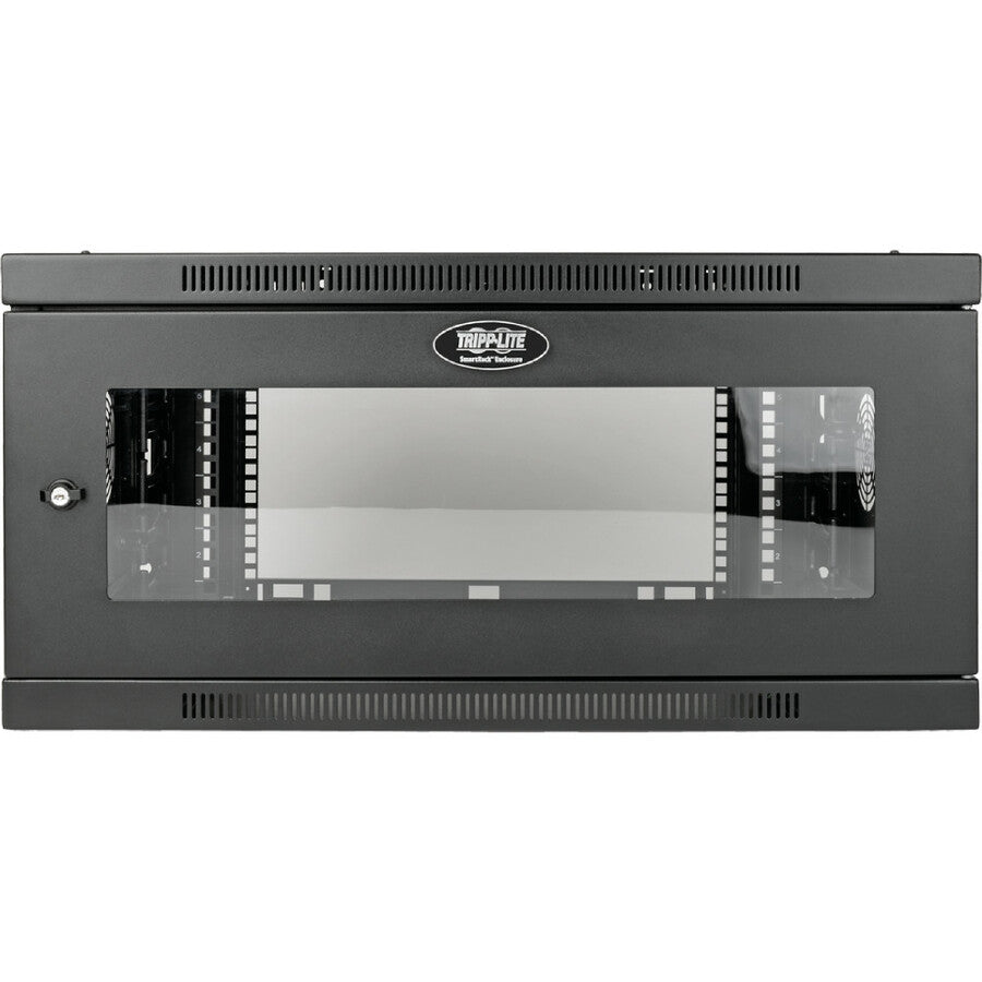 Tripp Lite Srw6Udpgvrt Smartrack 6U Low-Profile Switch-Depth-Plus Wall-Mount Mini Rack Enclosure, Wide, Acrylic Window