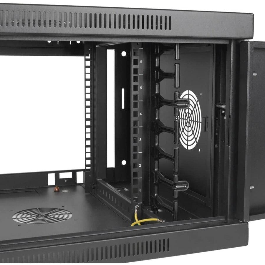 Tripp Lite Srw6Udpvrt Smartrack 6U Low-Profile Switch-Depth-Plus Wall-Mount Mini Rack Enclosure, Wide