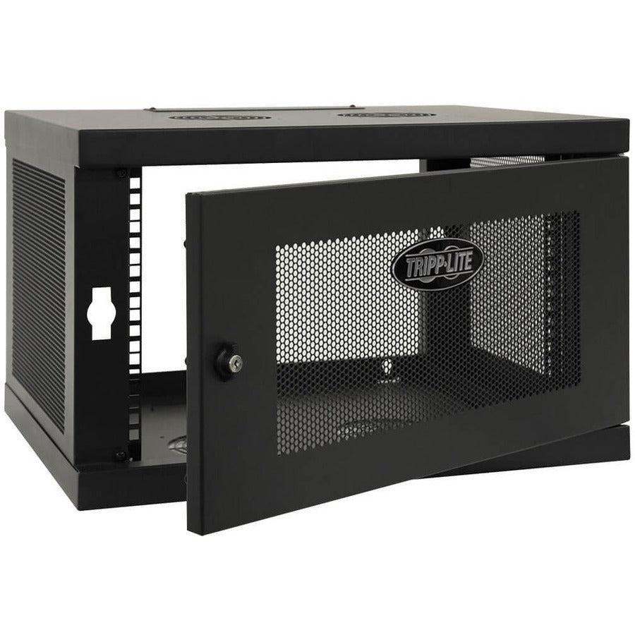 Tripp Lite Srw6Ukd Smartrack 6U Low-Profile Switch-Depth Knock-Down Wall-Mount Mini Rack Enclosure