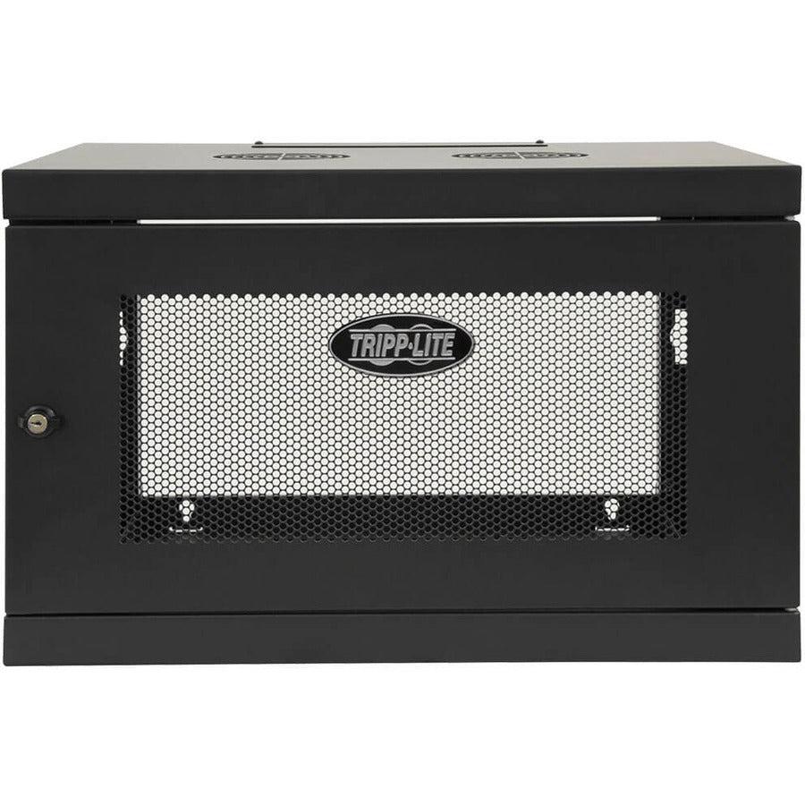 Tripp Lite Srw6Ukd Smartrack 6U Low-Profile Switch-Depth Knock-Down Wall-Mount Mini Rack Enclosure