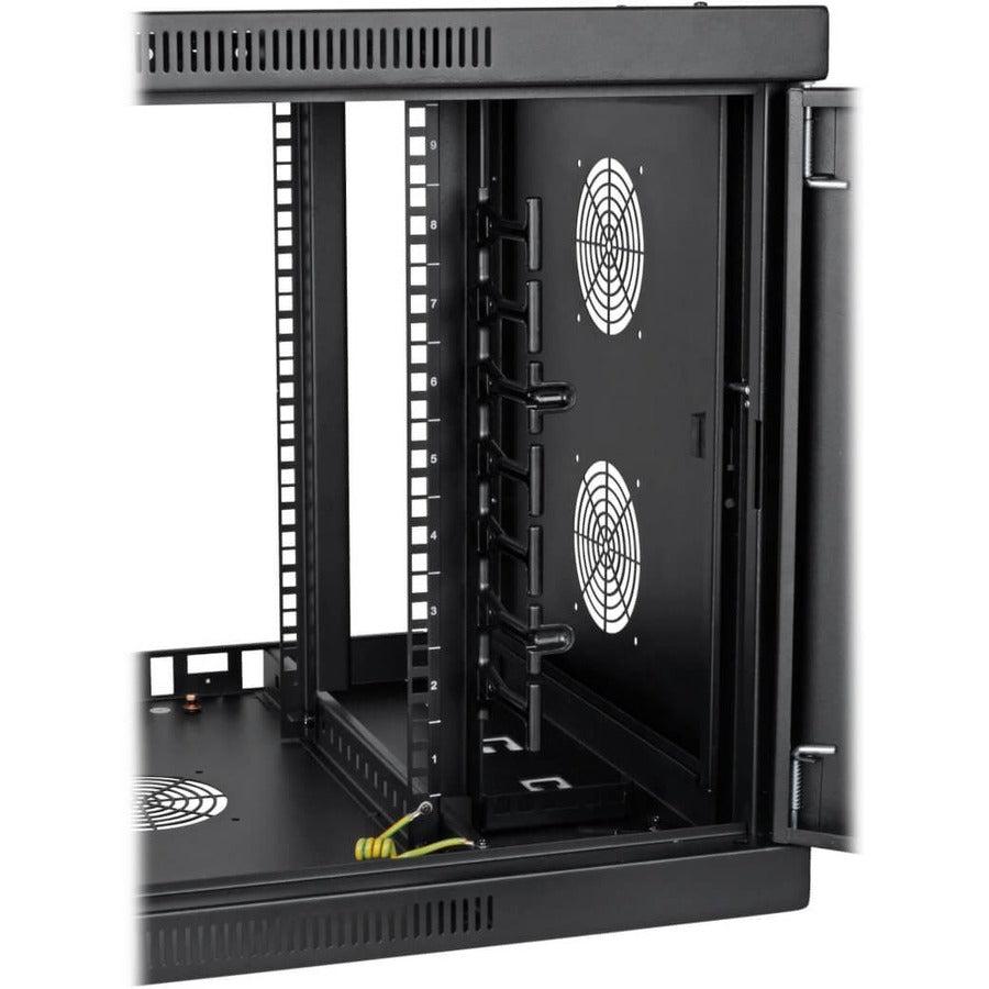 Tripp Lite Srw9Udpvrt Smartrack 9U Low-Profile Switch-Depth-Plus Wall-Mount Mini Rack Enclosure, Wide