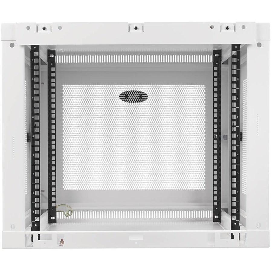 Tripp Lite Srw9Udpw Smartrack 9U Low-Profile Switch-Depth-Plus Wall-Mount Mini Rack Enclosure, White
