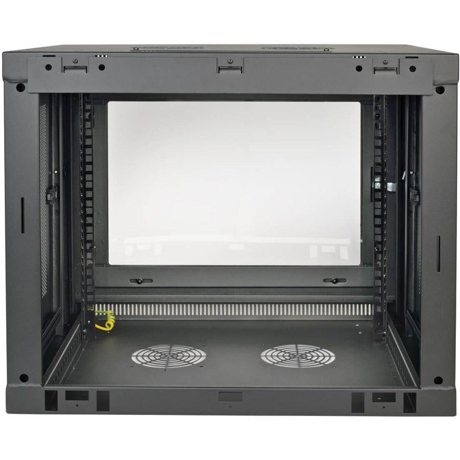 Tripp Lite Srw9Ug Smartrack 9U Low-Profile Switch-Depth Wall-Mount Mini Rack Enclosure, Clear Acrylic Window