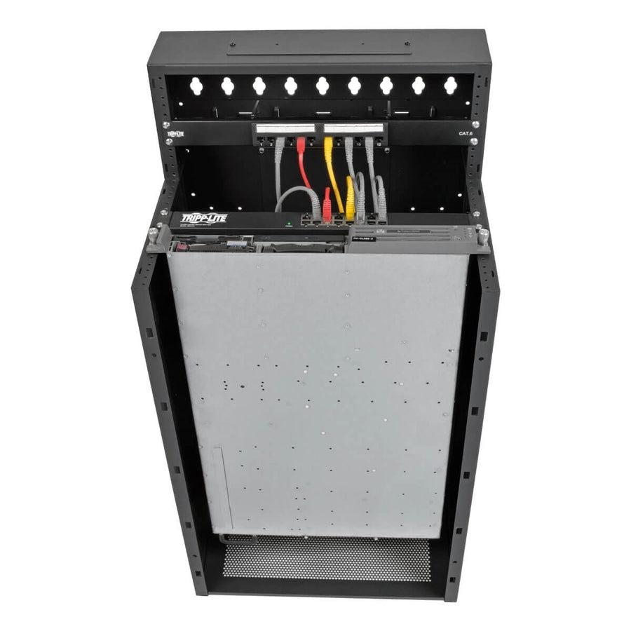 Tripp Lite Srwf16U38 Smartrack 16U Low-Profile Vertical-Mount Wall-Mount Half-Height Server Rack Enclosure