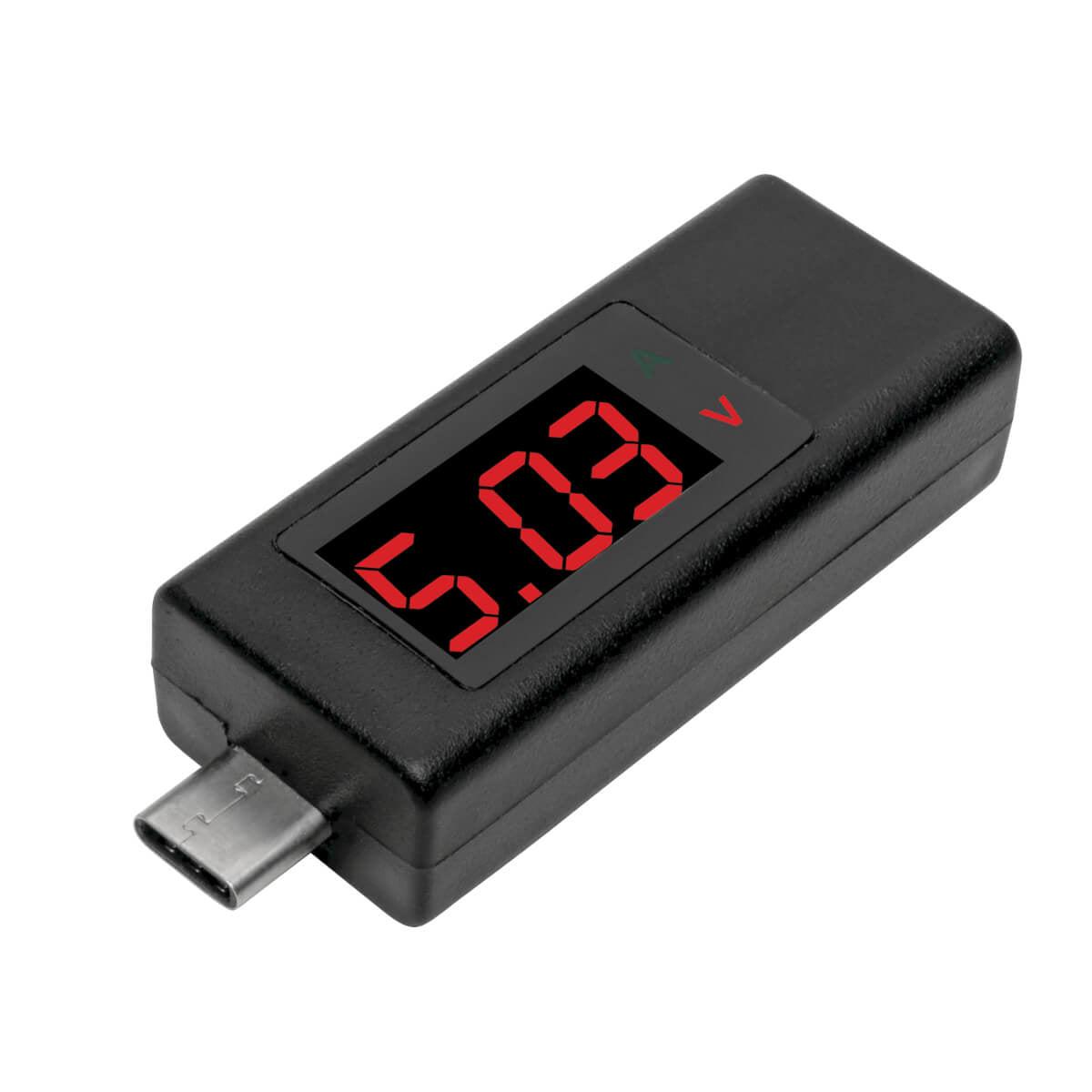 Tripp Lite T050-001-Usb-C Usb-C Voltage And Current Tester Kit - Lcd Screen, Usb 3.1 Gen 1, M/F