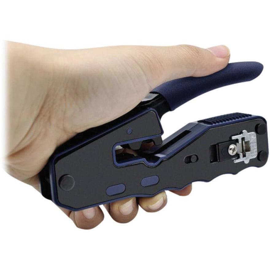 Tripp Lite T100-Pt1 Crimping Tool With Cable Stripper For Pass-Through Rj45 Plugs