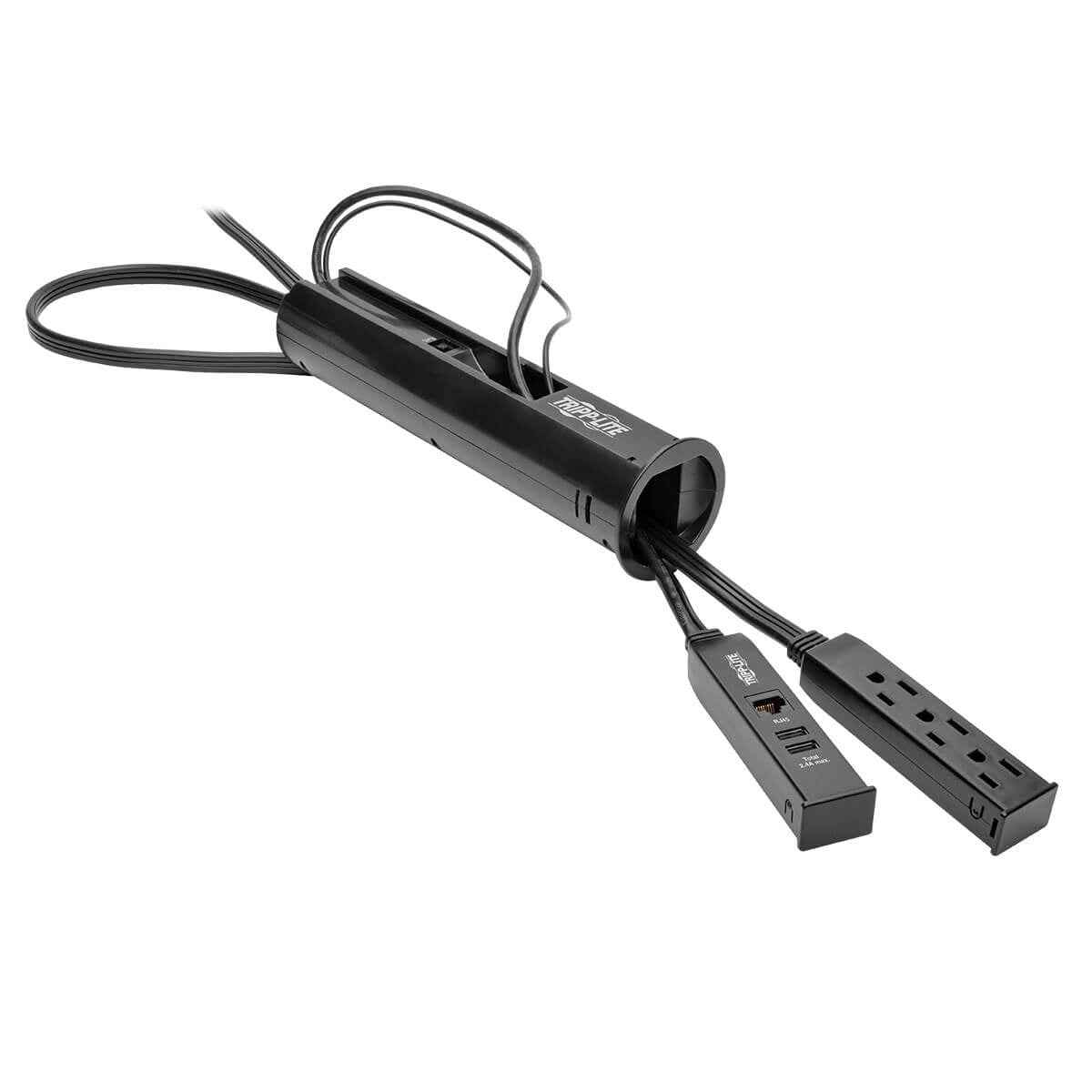 Tripp Lite Tlp310Dmusb Surge Protector Black 3 Ac Outlet(S) 120 V 3.048 M