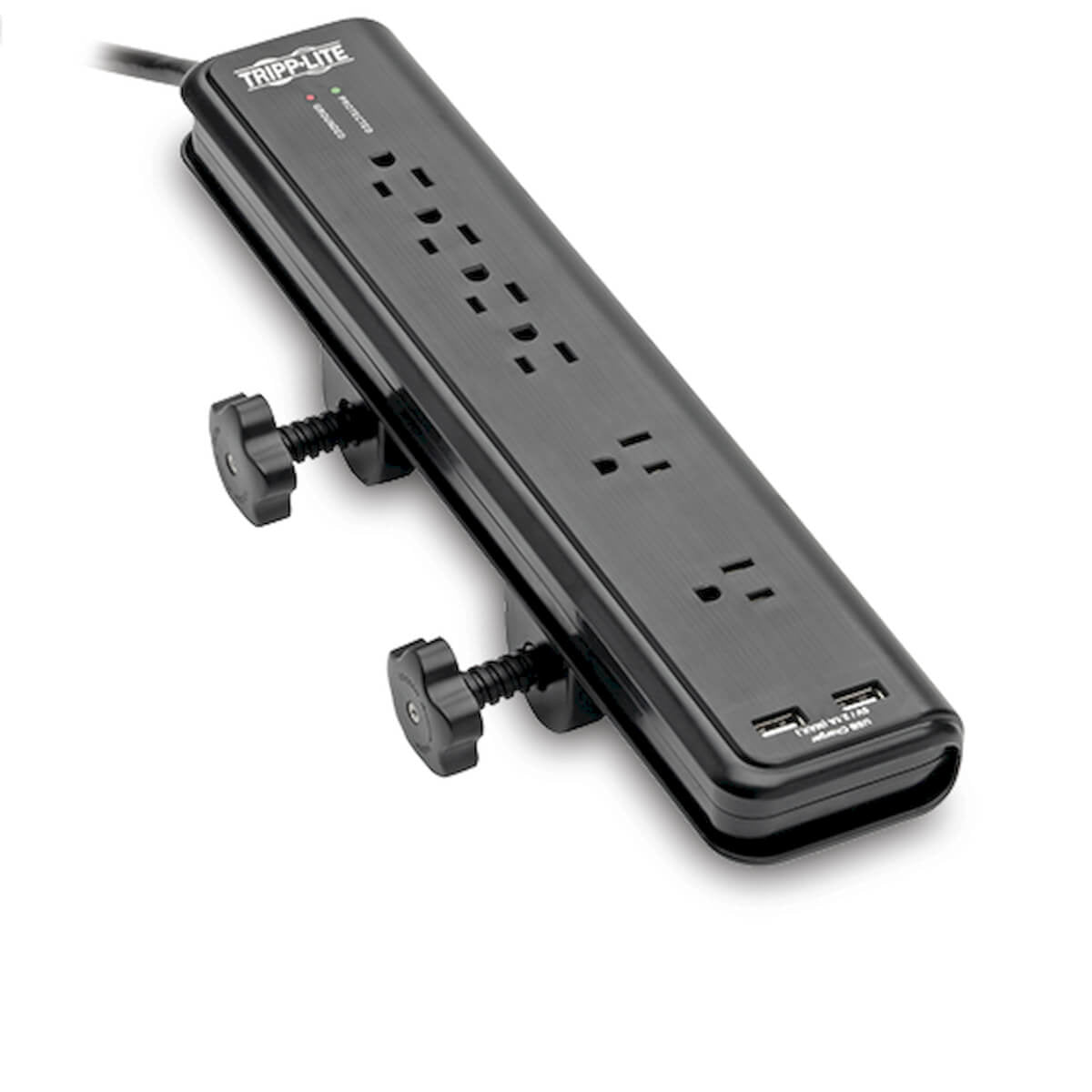 Tripp Lite Tlp606Dmusb Surge Protector Black 6 Ac Outlet(S) 120 V 1.83 M