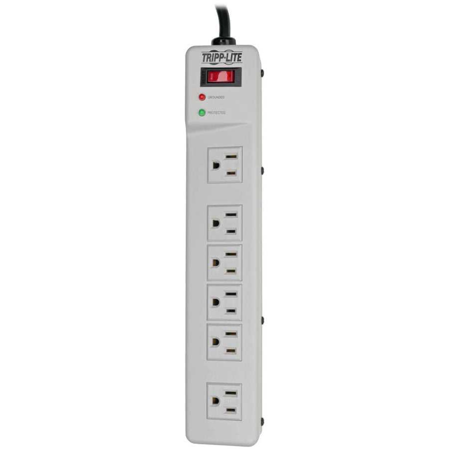 Tripp Lite Tlm626 Surge Protector Grey 6 Ac Outlet(S) 120 V 1.8 M