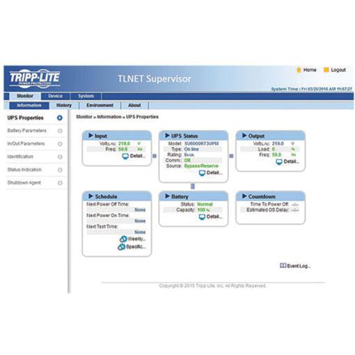 Tripp Lite Tlnetcard Snmp/Web/Modbus Management Accessory Card For Compatible Ups Systems