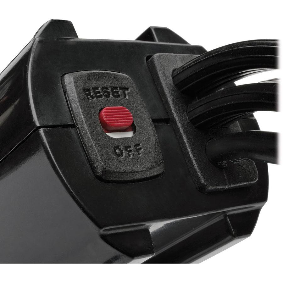 Tripp Lite Tlp310Dmusb Surge Protector Black 3 Ac Outlet(S) 120 V 3.048 M