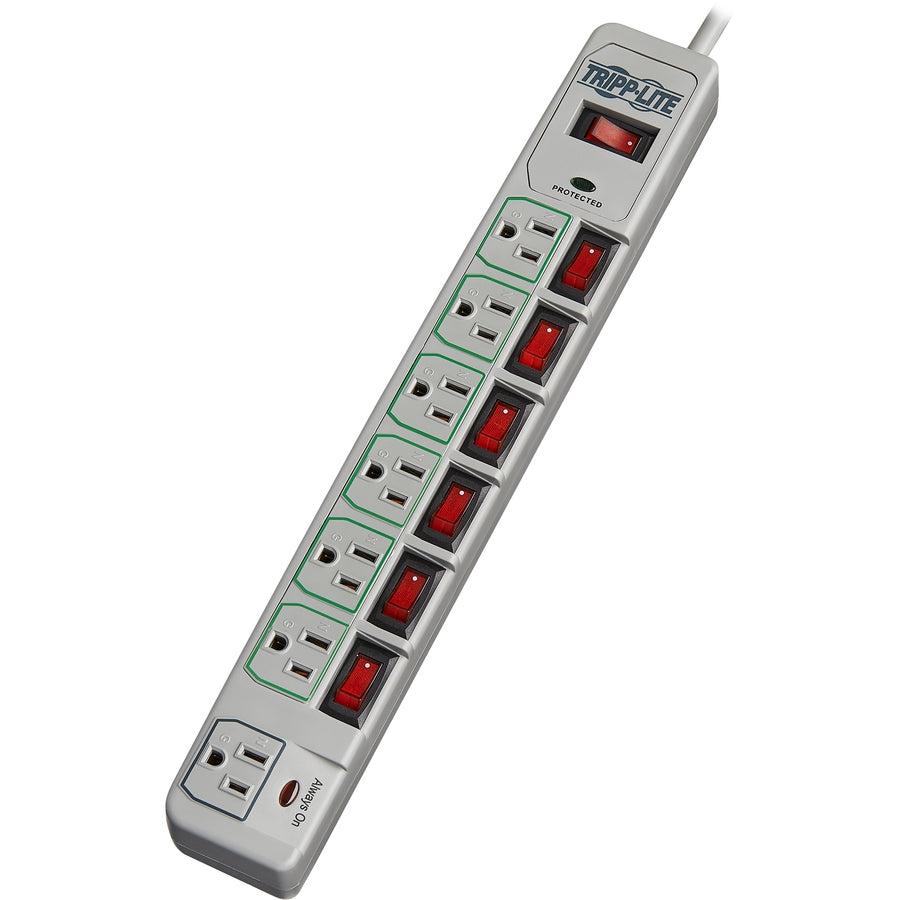 Tripp Lite Tlp76Msg Surge Protector Grey 7 Ac Outlet(S) 120 V 1.83 M