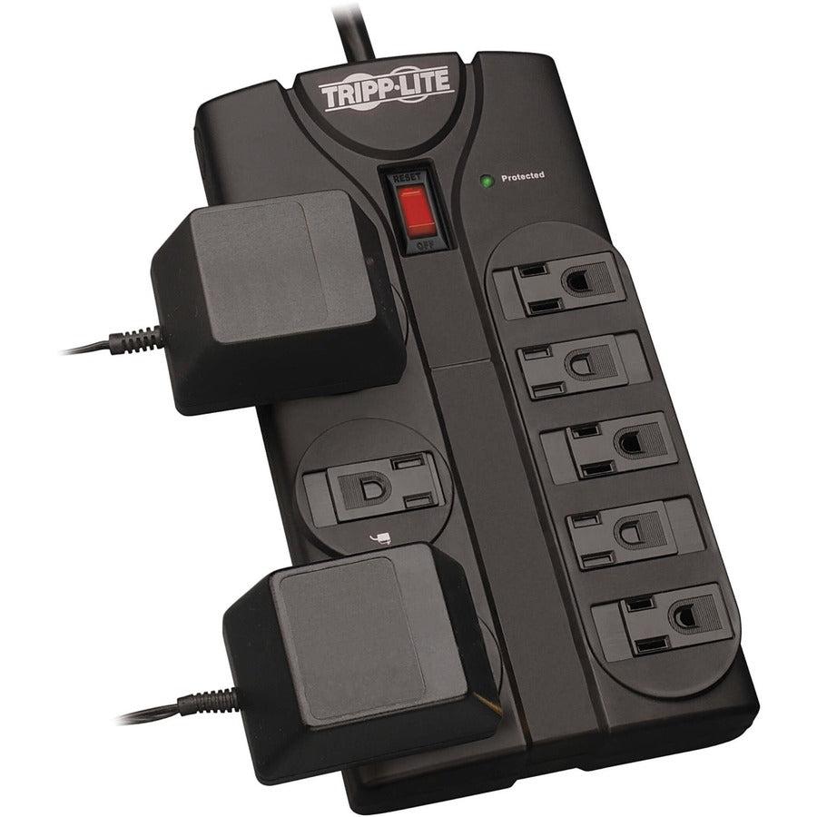 Tripp Lite Tlp808B Surge Protector Black 8 Ac Outlet(S) 120 V 2.5 M