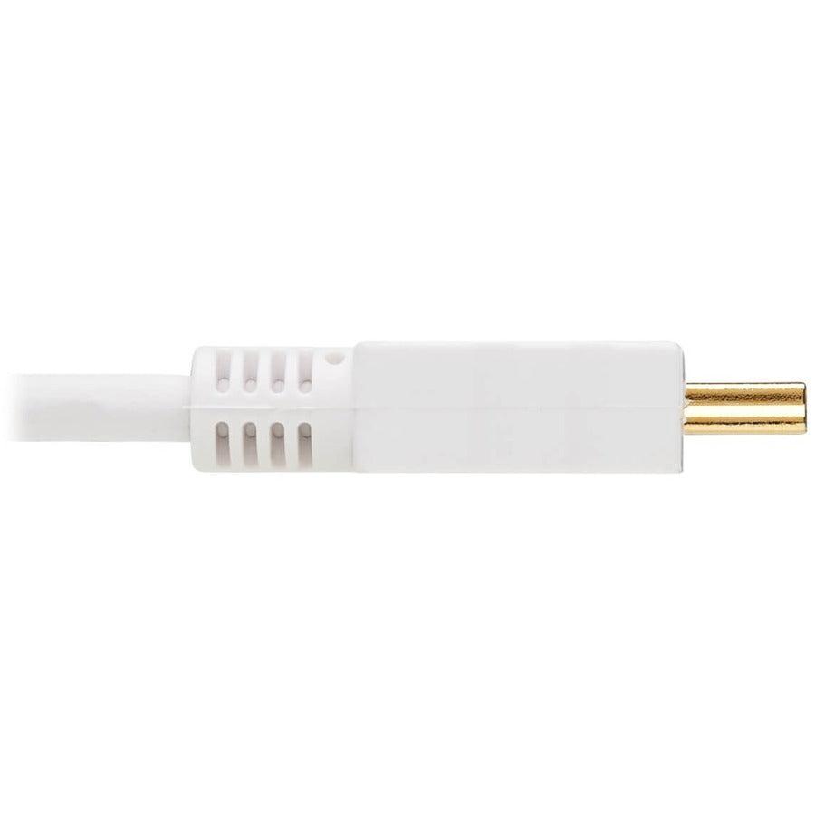 Tripp Lite U030Ab-003-Wh Safe-It Usb-A To Usb Mini-B Antibacterial Cable (M/M), Usb 2.0, White, 3-Ft. (0.91 M)