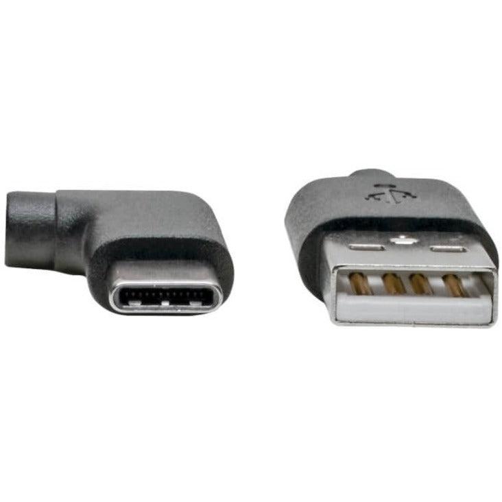 Tripp Lite U038-006-Cra Usb-A To Usb-C Cable, Right-Angle Usb-C, Usb 2.0, Thunderbolt 3 Compatible, (M/M), 6 Ft. (1.83 M)