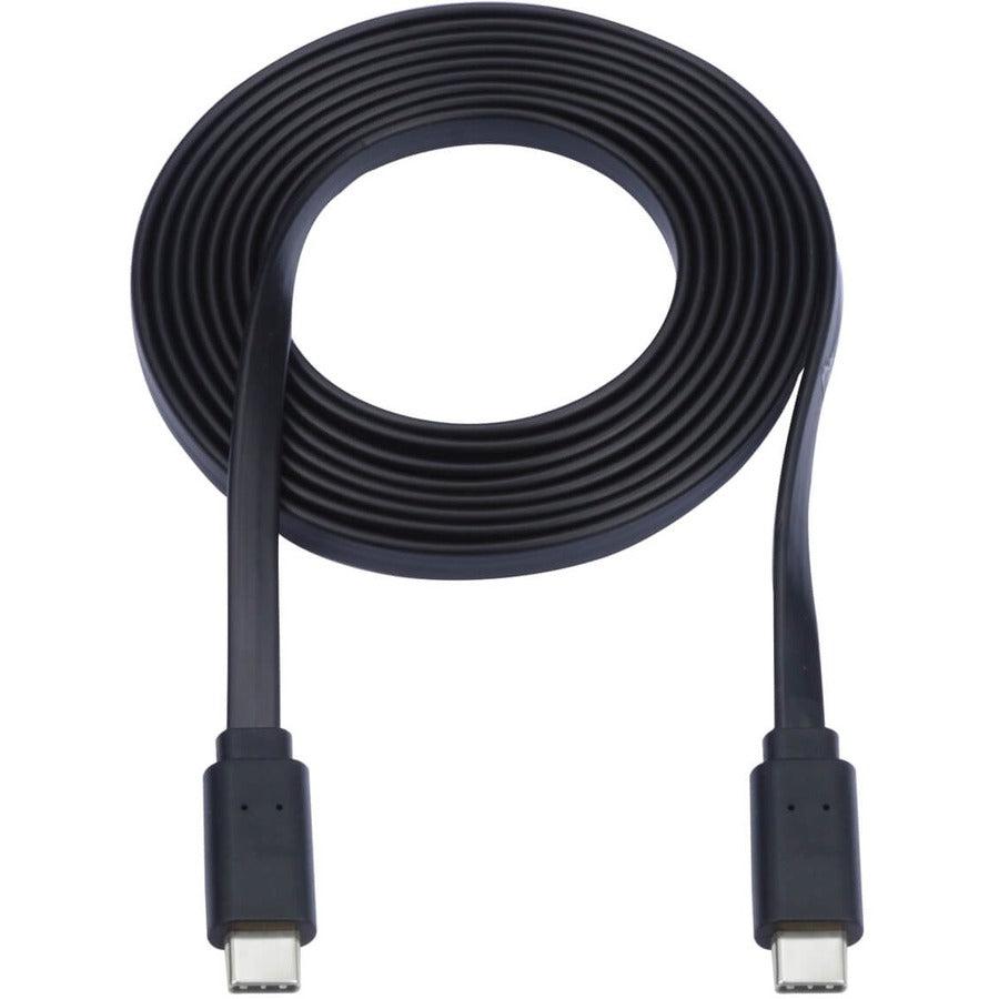 Tripp Lite U040-003-C Usb-C Cable (M/M) - Usb 2.0, Thunderbolt 3, 60W Pd Charging, Black, 3 Ft. (0.9 M)