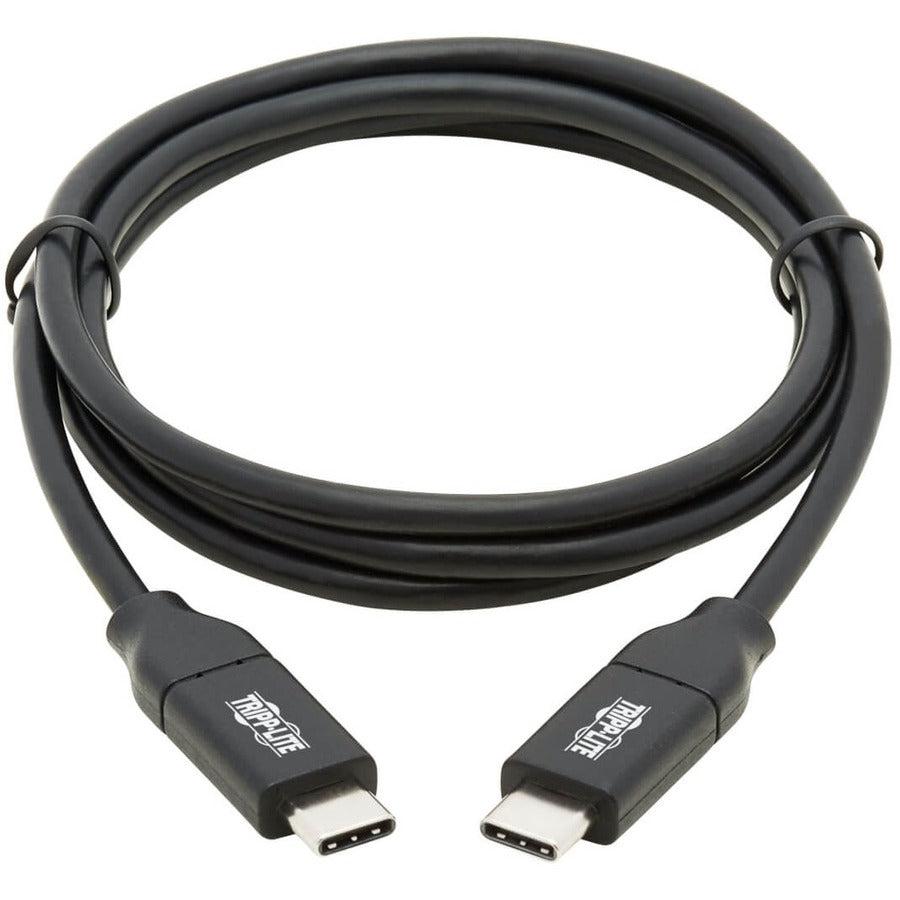 Tripp Lite U040-C1M-C-5A Usb-C Cable (M/M) - Usb 2.0, 5A Rated, Usb-If Certified, Thunderbolt 3, 1M (3.3 Ft)
