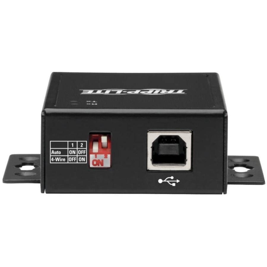 Tripp Lite U208-001-Ind 1-Port Rs-422/Rs-485 Usb To Serial Ftdi Adapter With Com Retention (Usb-B To Db9 F/M)
