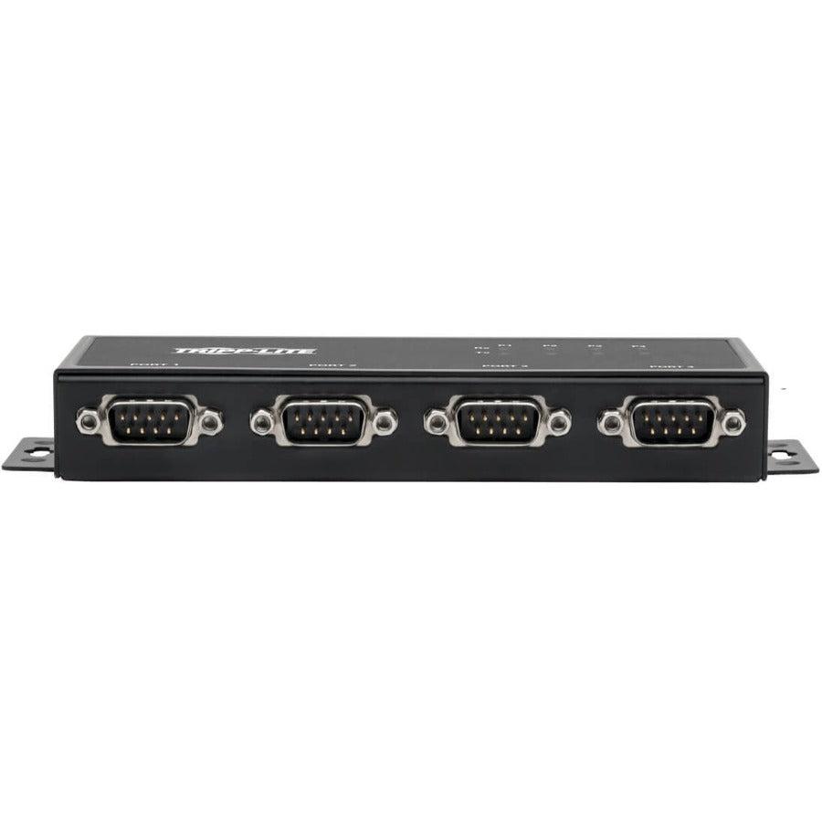 Tripp Lite U208-004-Ind 4-Port Rs-422/Rs-485 Usb To Serial Ftdi Adapter With Com Retention (Usb-B To Db9 F/M)