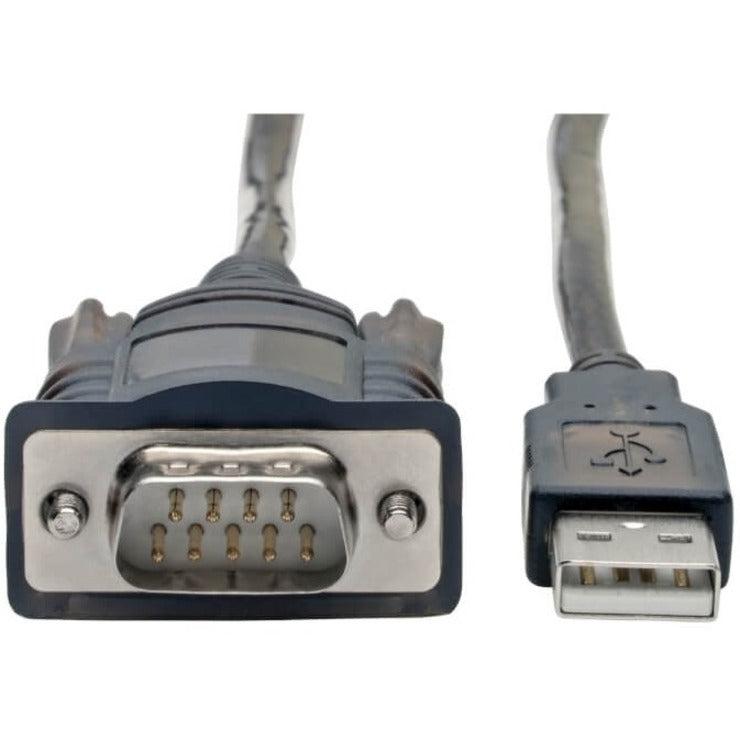 Tripp Lite U209-005-Com Rs232 To Usb Adapter Cable With Com Retention (Usb-A To Db9 M/M), Ftdi, 5 Ft. (1.52 M)