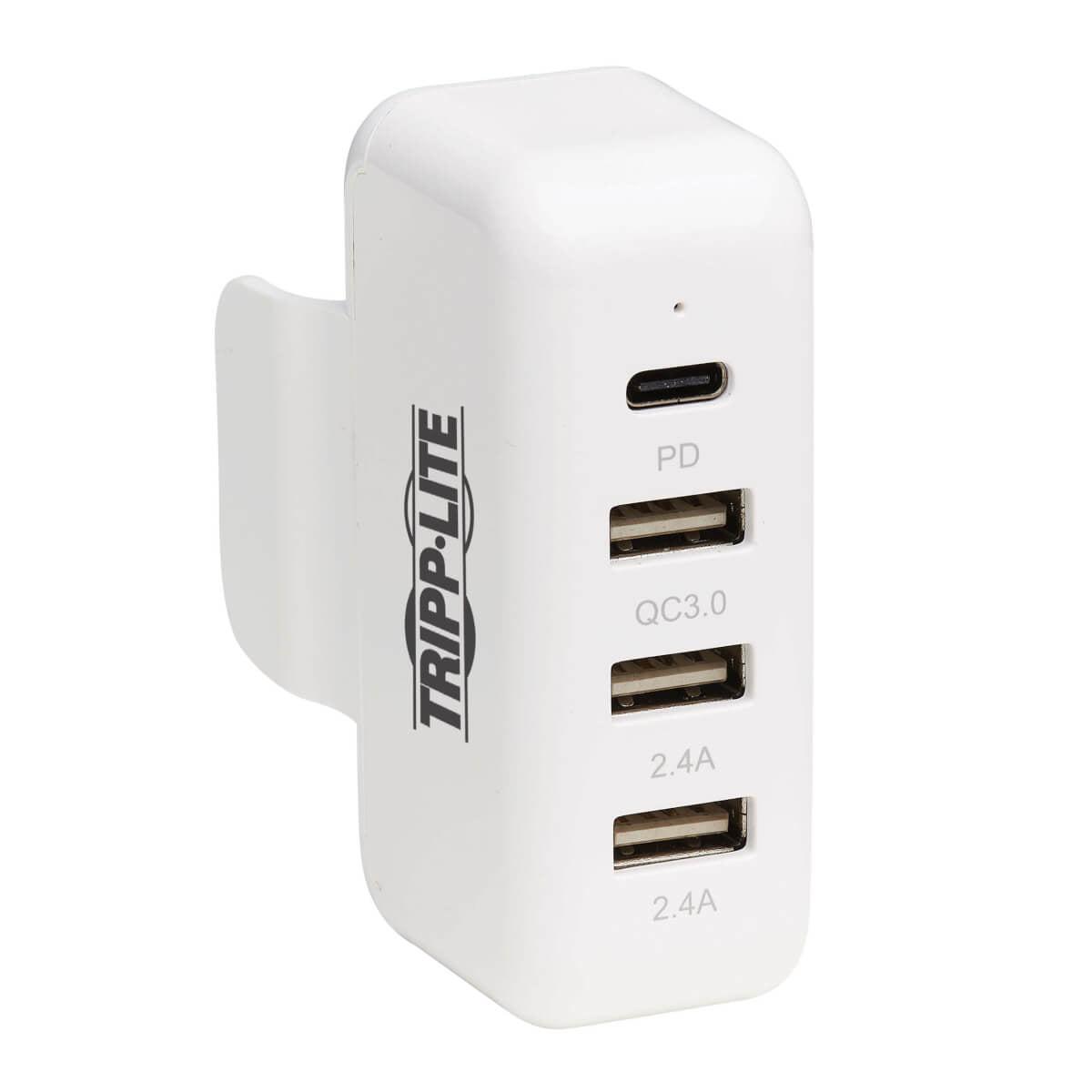 Tripp Lite U280-A04-A3C1 Portable Power Expansion Hub For Apple Usb-C Power Adapter - 4 Ports (3 Usb-A, 1 Usb-C 45W)