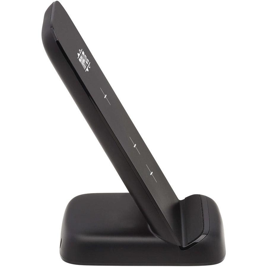 Tripp Lite U280-Q01St-P-Bk 10W Wireless Fast-Charging Stand With International Ac Adapter, Black