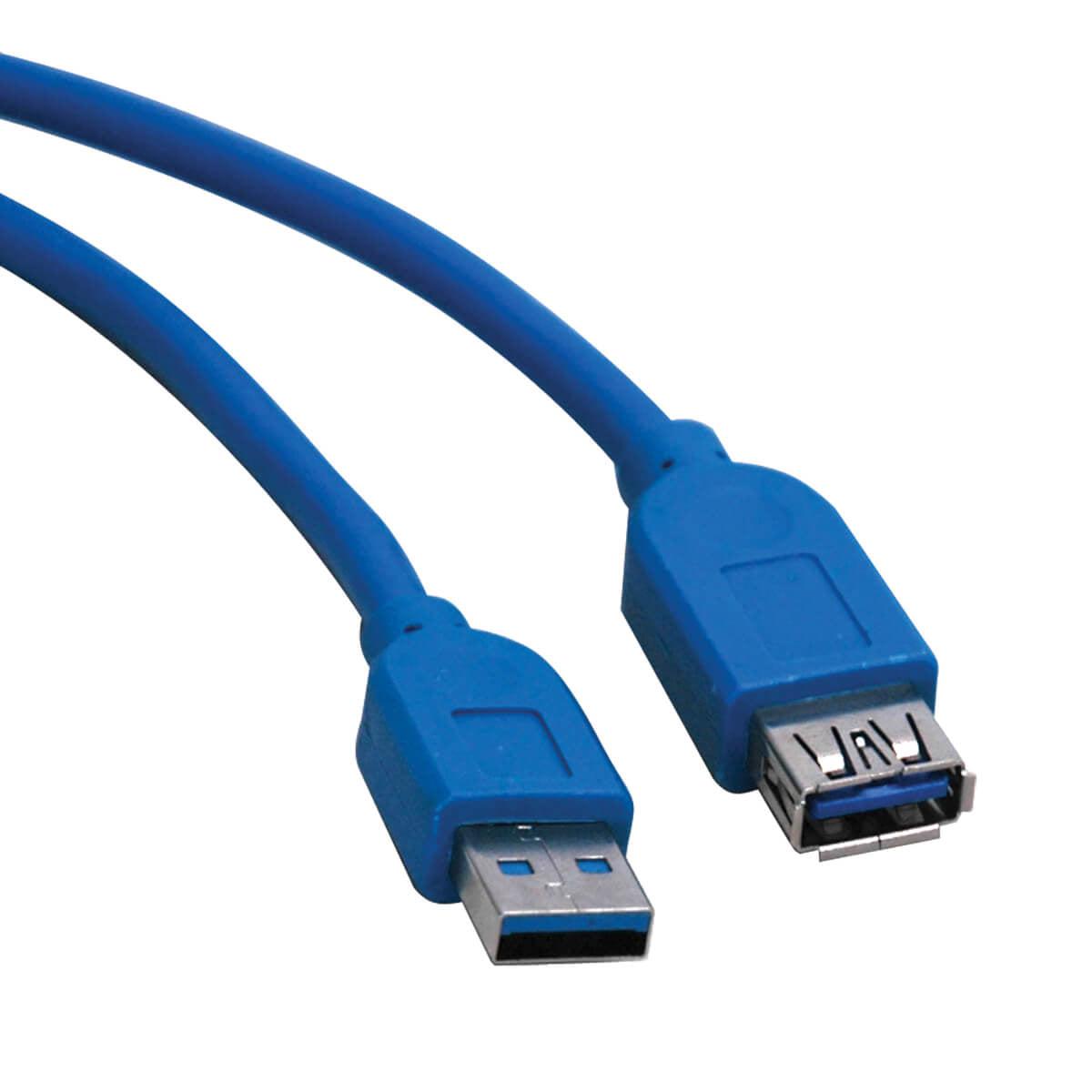 Tripp Lite U324-016 Usb 3.0 Superspeed Extension Cable - Usb-A To Usb-A, M/F, Blue, 16 Ft. (4.88 M)