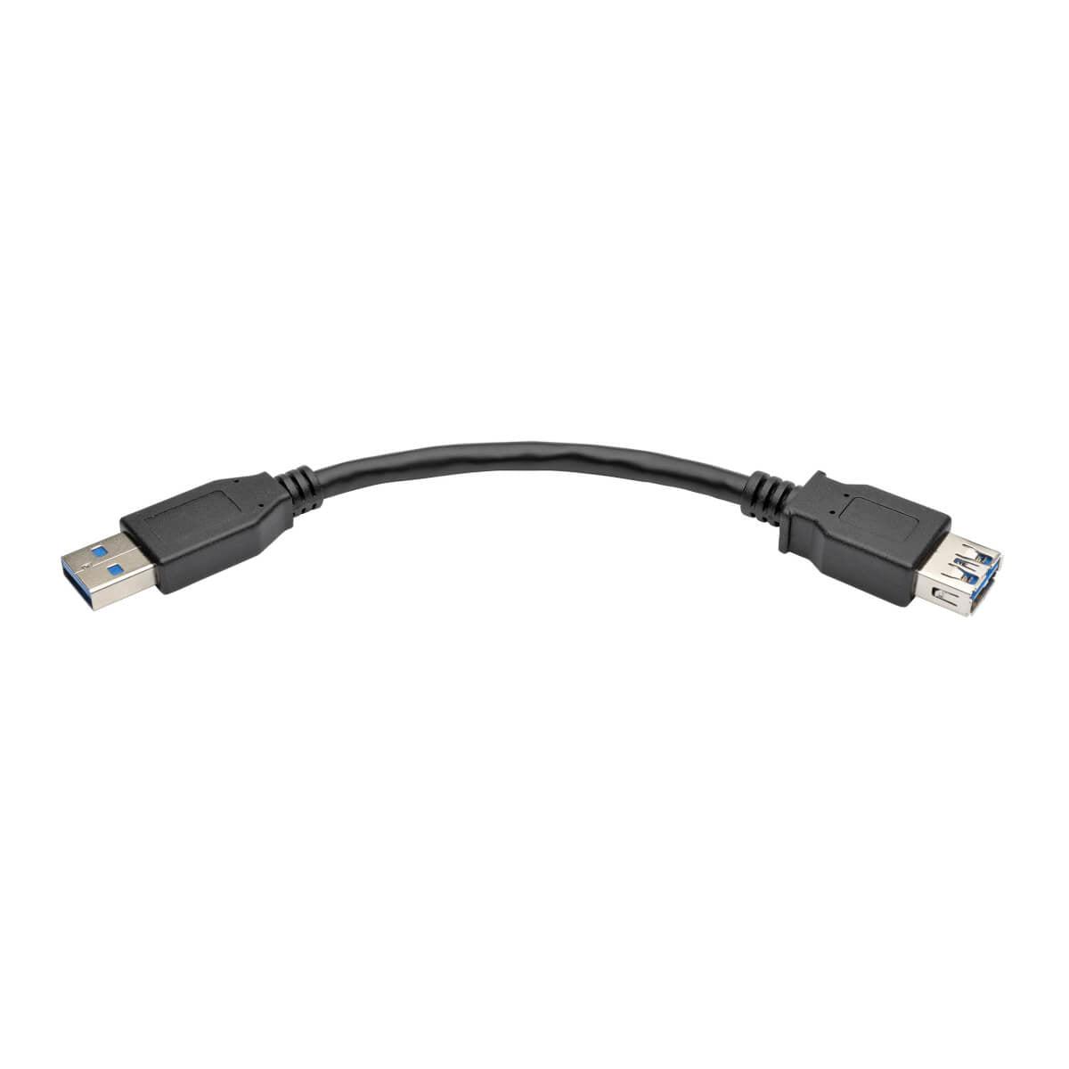 Tripp Lite U324-06N-Bk Usb 3.0 Superspeed Type-A Extension Cable (M/F), Black, 6-In. (15.24 Cm)