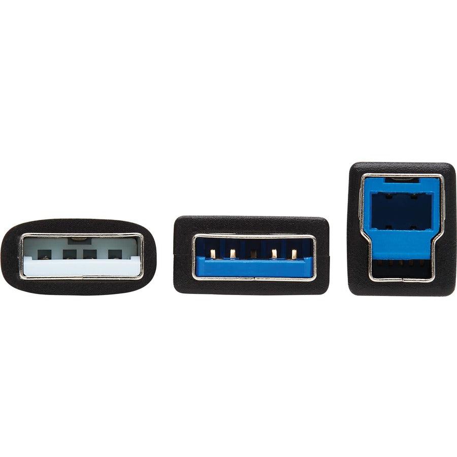 Tripp Lite U328-025-1 Usb Active Repeater Cable - Usb-A To Usb-B (M/M), Usb 3.2 Gen 1, 25 Ft. (7.6 M)