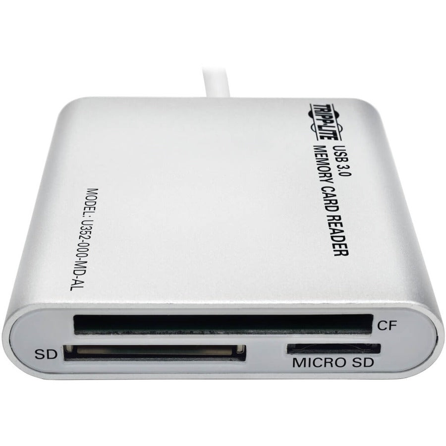 Tripp Lite U352-000-Md-Al Usb 3.0 Superspeed Multi-Drive Memory Card Reader/Writer, Aluminum Case