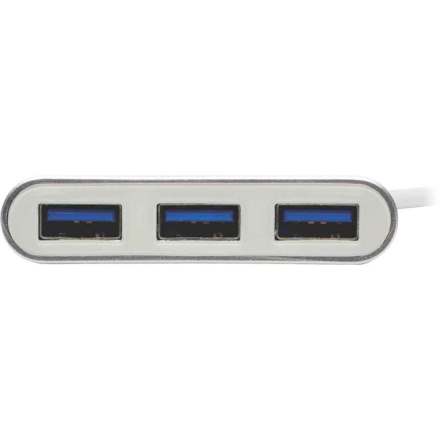 Tripp Lite U360-004-Al 4-Port Portable Usb 3.0 Superspeed Mini Hub, Aluminum
