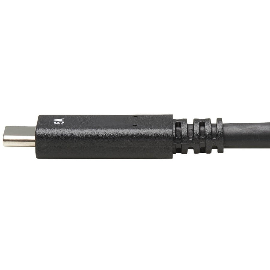 Tripp Lite U420-20N-G2-5A Usb-C Cable (M/M) - Usb 3.1, Gen 2 (10 Gbps), 5A Rating, Thunderbolt 3 Compatible, 20-In. (50.8 Cm)