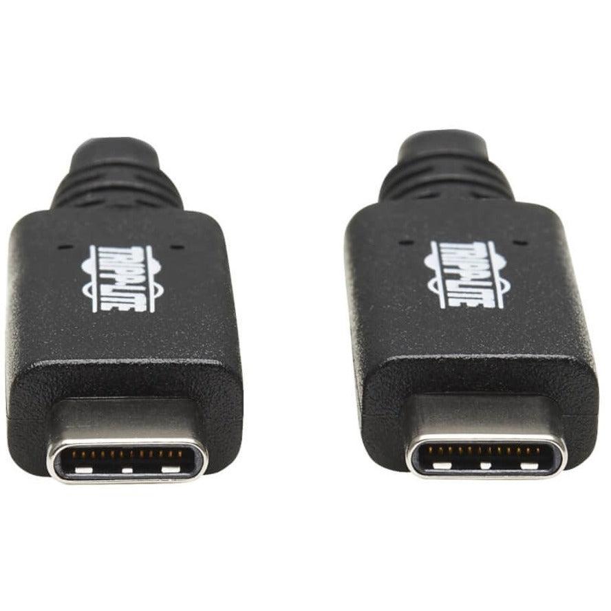 Tripp Lite U420-20N-G2-5A Usb-C Cable (M/M) - Usb 3.1, Gen 2 (10 Gbps), 5A Rating, Thunderbolt 3 Compatible, 20-In. (50.8 Cm)
