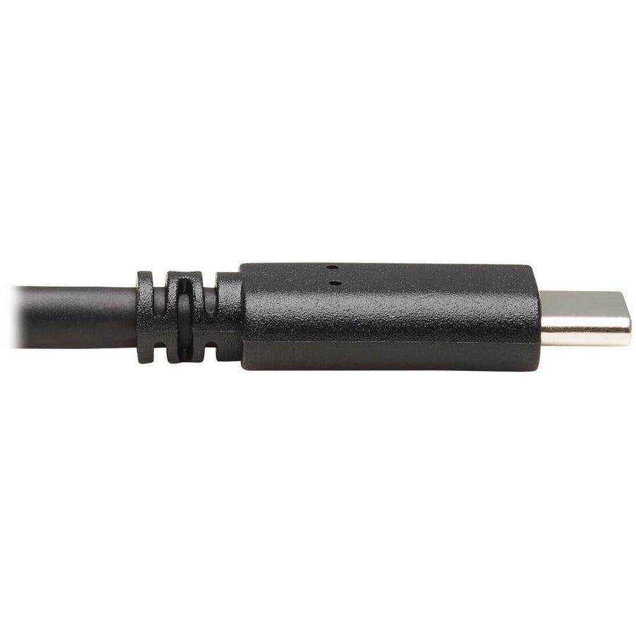 Tripp Lite U422-20N-G2 Usb-C To Usb Type-B Cable (M/M) - Usb 3.1, Gen 2 (10 Gbps), Thunderbolt 3 Compatible, 20-In. (50.8 Cm)