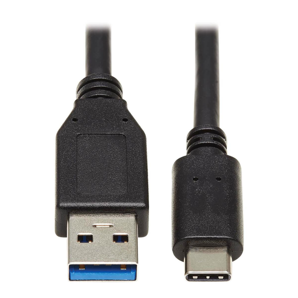 Tripp Lite U428-20N-G2 Usb-C To Usb-A Cable (M/M), Usb 3.1 Gen 2 (10 Gbps), Thunderbolt 3 Compatible, 20-In. (50.8 Cm)
