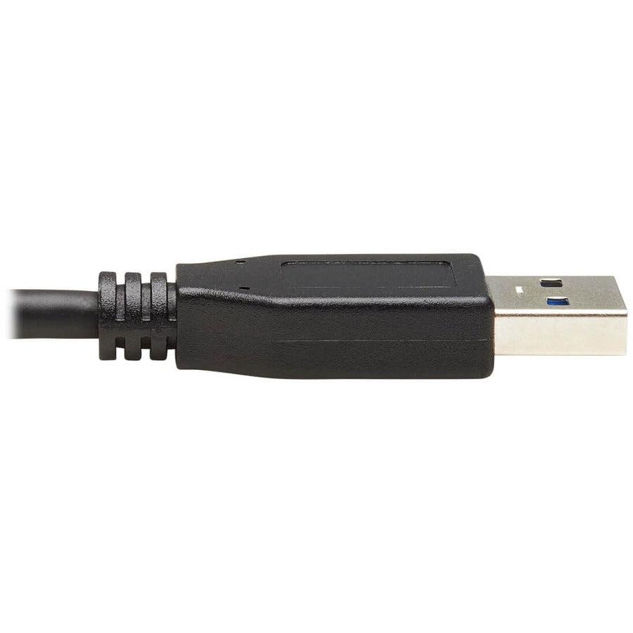 Tripp Lite U428-20N-G2 Usb-C To Usb-A Cable (M/M), Usb 3.1 Gen 2 (10 Gbps), Thunderbolt 3 Compatible, 20-In. (50.8 Cm)