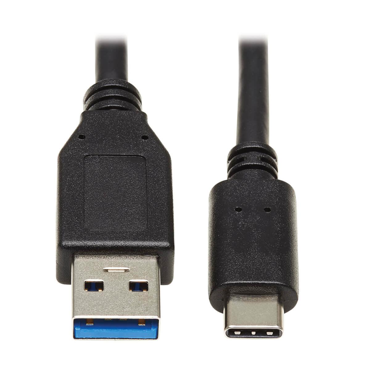 Tripp Lite U428-20N Usb-C To Usb-A Cable (M/M), Usb 3.1 Gen 1 (5 Gbps), Thunderbolt 3 Compatible, 20-In. (50.8 Cm)