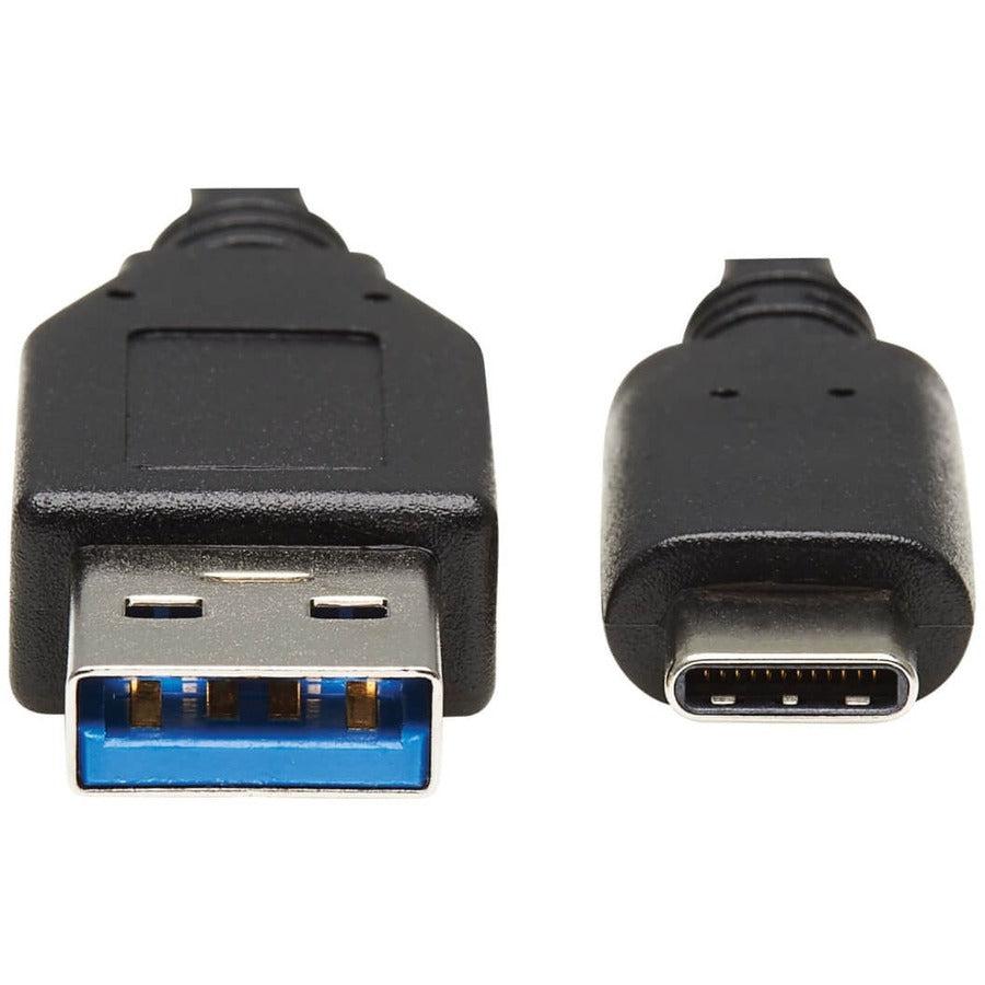 Tripp Lite U428-20N Usb-C To Usb-A Cable (M/M), Usb 3.1 Gen 1 (5 Gbps), Thunderbolt 3 Compatible, 20-In. (50.8 Cm)