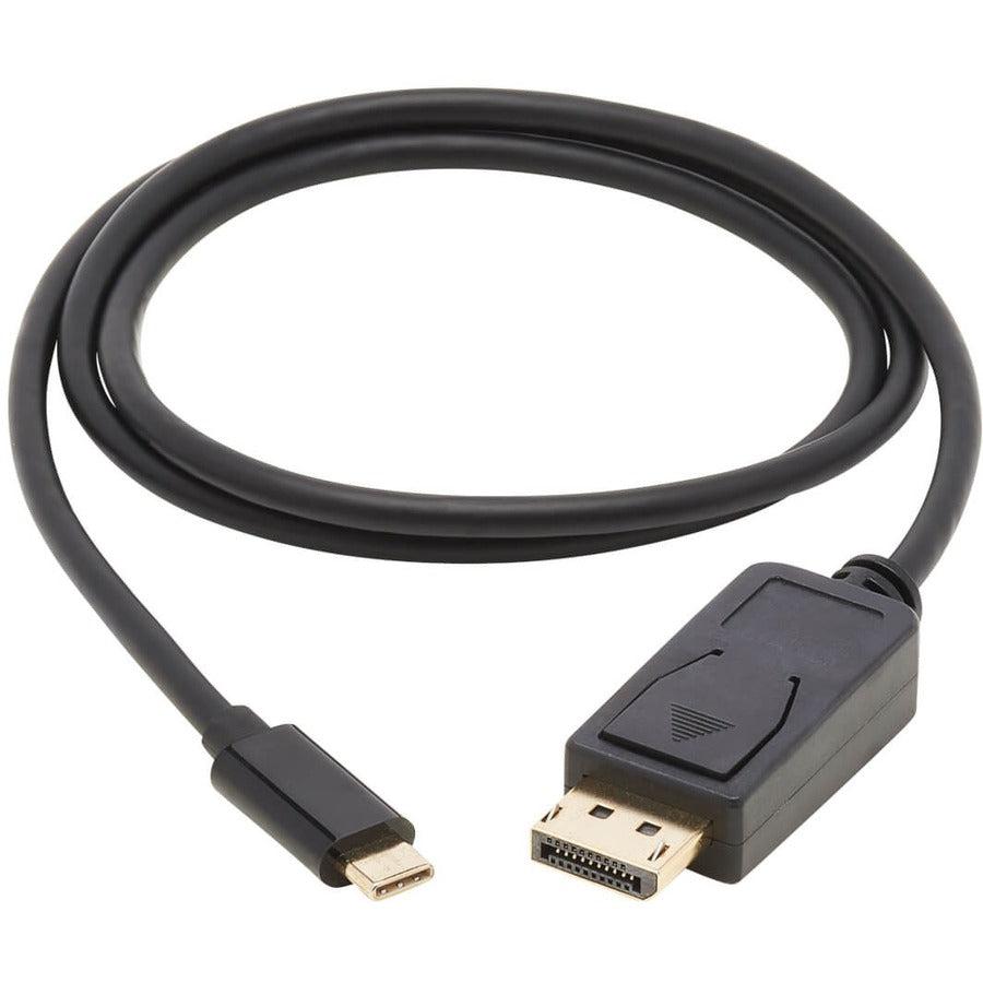 Tripp Lite U444-003-Dp-Bd Usb-C To Displayport Bi-Directional Active Adapter Cable (M/M), 4K 60 Hz, Hdr, Locking Dp Connector, 3 Ft. (0.9 M)