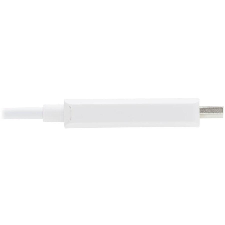 Tripp Lite U444-003-Hwe Usb-C To Hdmi Adapter Cable (M/M), 4K, 4:4:4, Thunderbolt 3 Compatible, White, 3 Ft. (0.9 M)