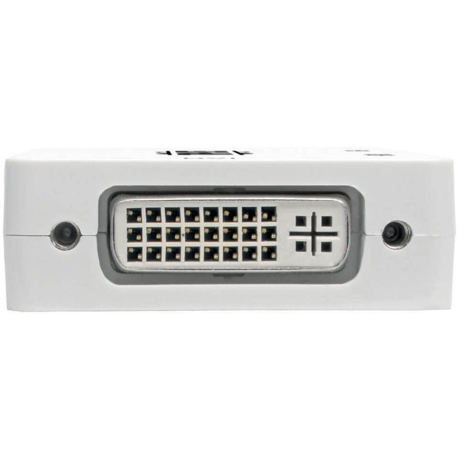Tripp Lite U444-06N-Hdv4K Usb-C Multiport Adapter (M/3Xf) - 4K Hdmi, Dvi, Vga, Hdcp, White