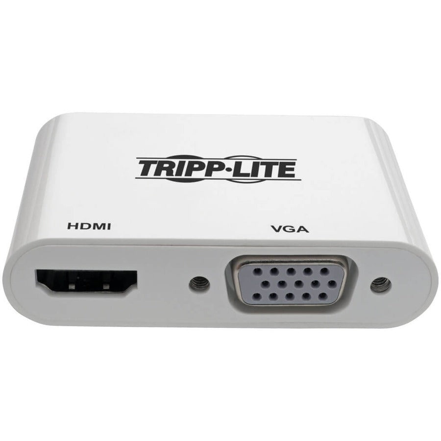 Tripp Lite U444-06N-Hv4K Usb-C Multiport Adapter (M/2Xf) - 4K Hdmi, Vga, White
